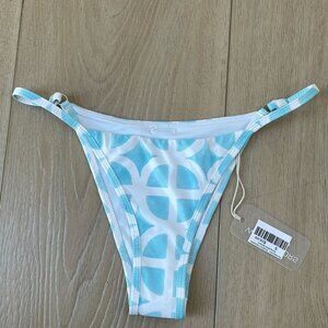 NEW Kenny Flowers Women Small Maldives Brazilian Adjustable String Bikini Bottom